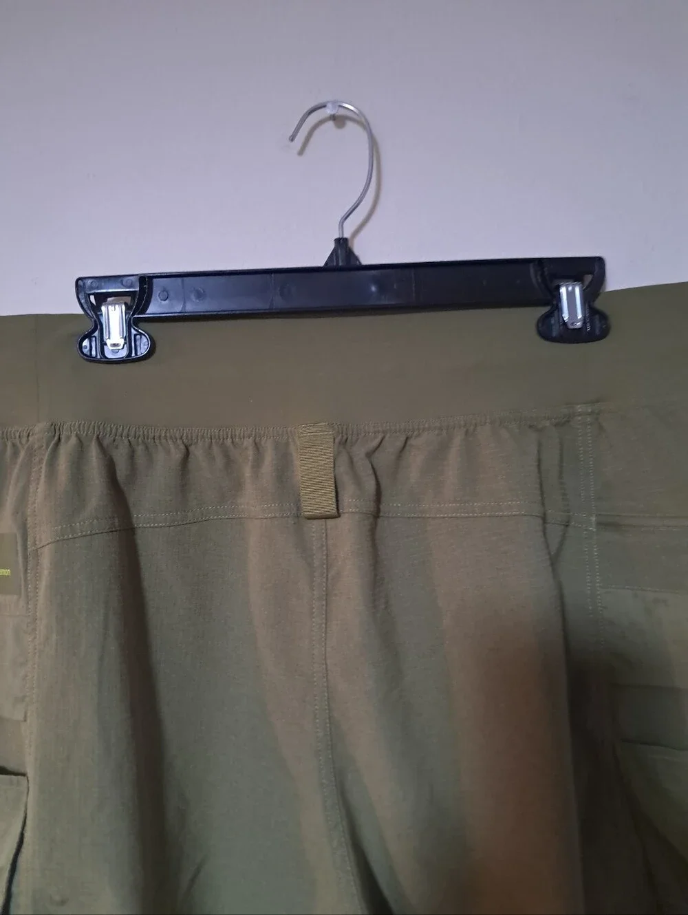 Lululemon Woven Air High Rise Hiking Shorts Sz. 14 Bronze Green.